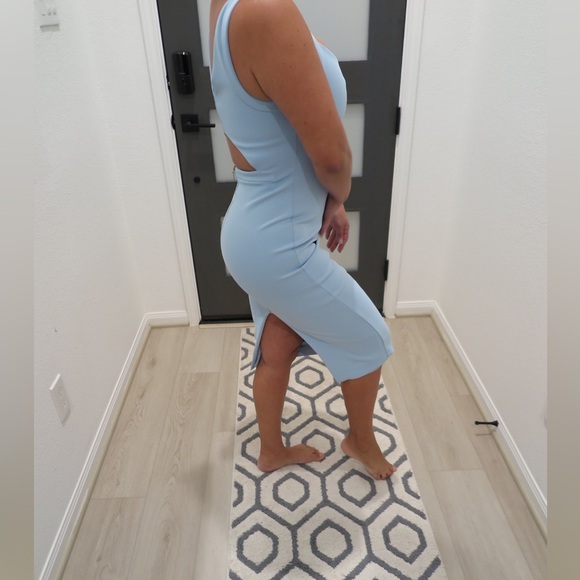 Marciano Light Blue Midi Dress - Picture 2 of 4